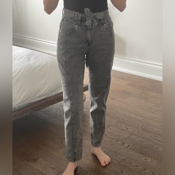 Karen Millen Seamed Belted Jean - Picture 3 of 5